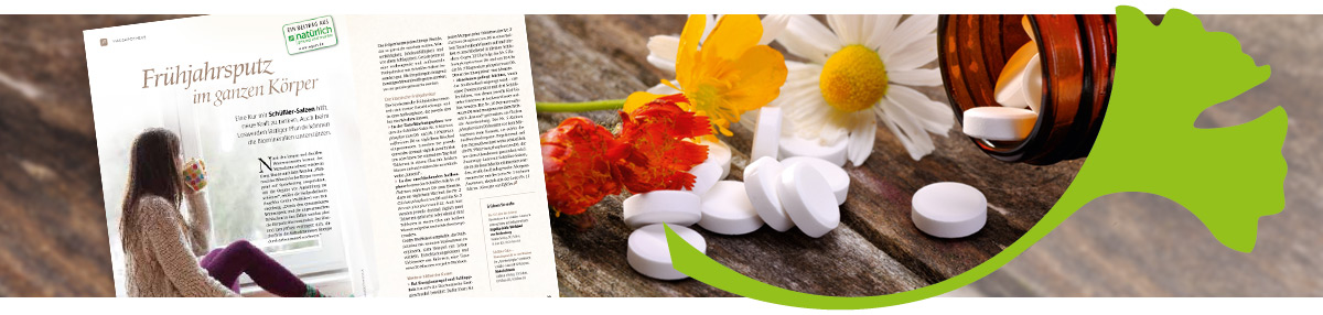 Mein Artikel „Frühjahrsputz im ganzen Körper“ in der Zeitschrift „natürlich gesund und munter“